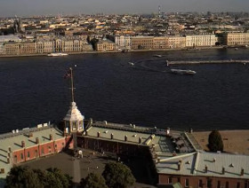 Obraz podglądu z kamery internetowej Saint Petersburg - Peter and Paul Fortress